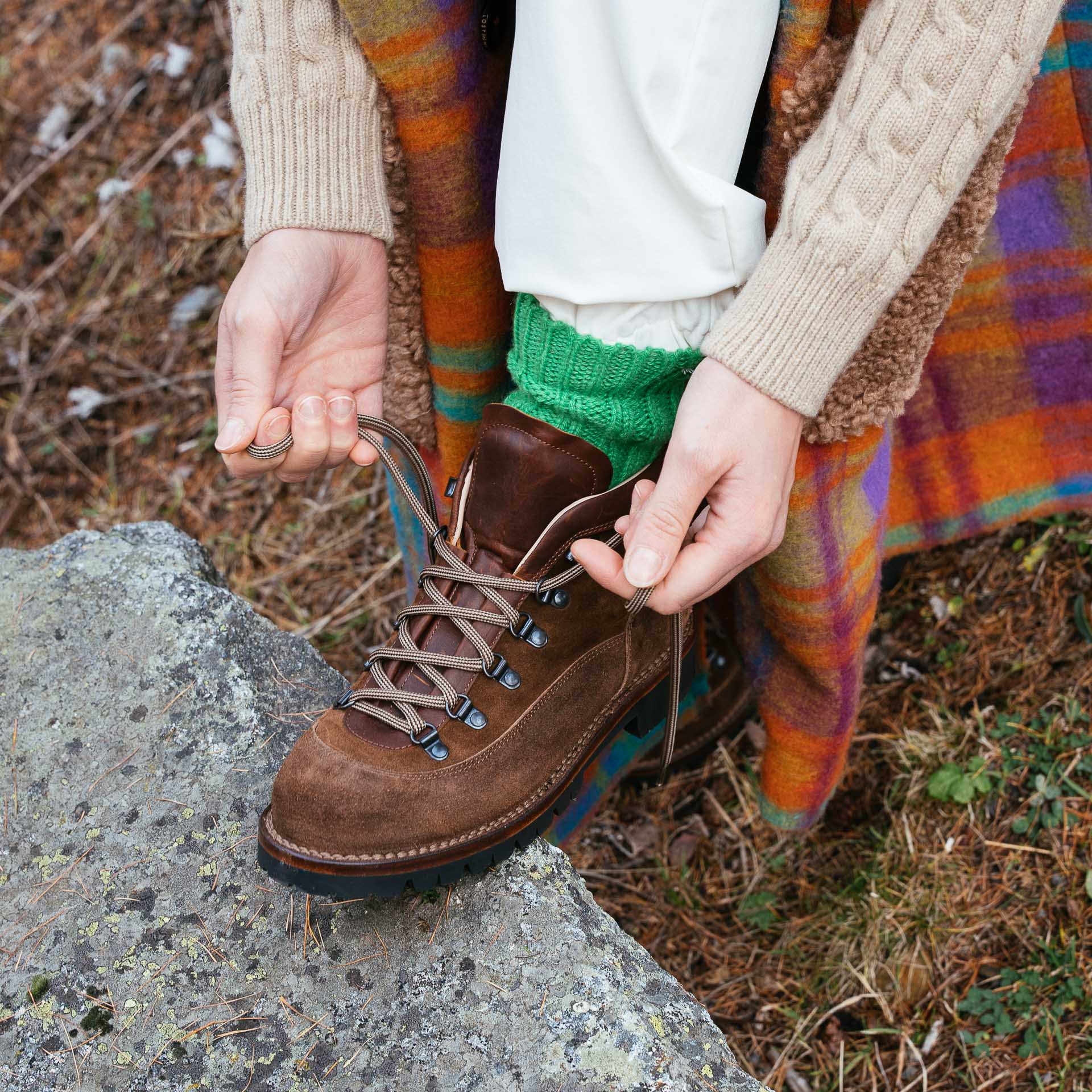 Handmade store hiking boots